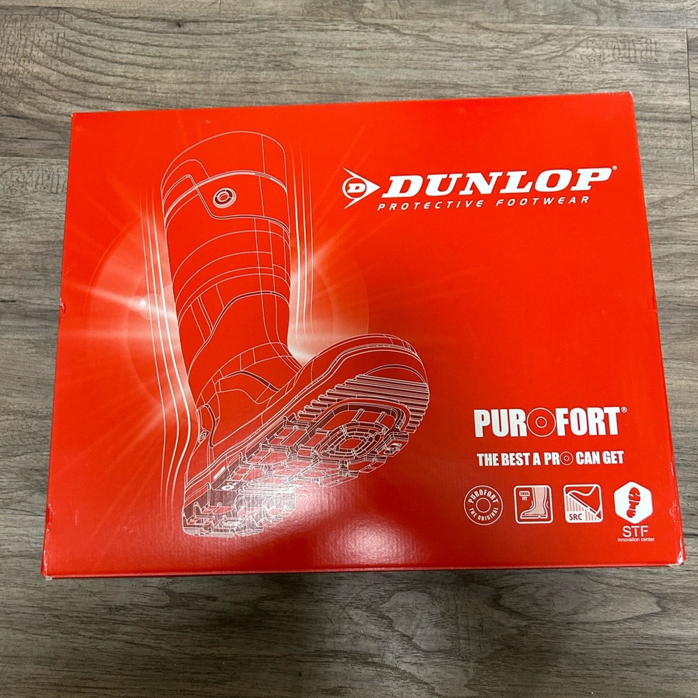 Dunlop Men's Purofort Safety Boots - Red